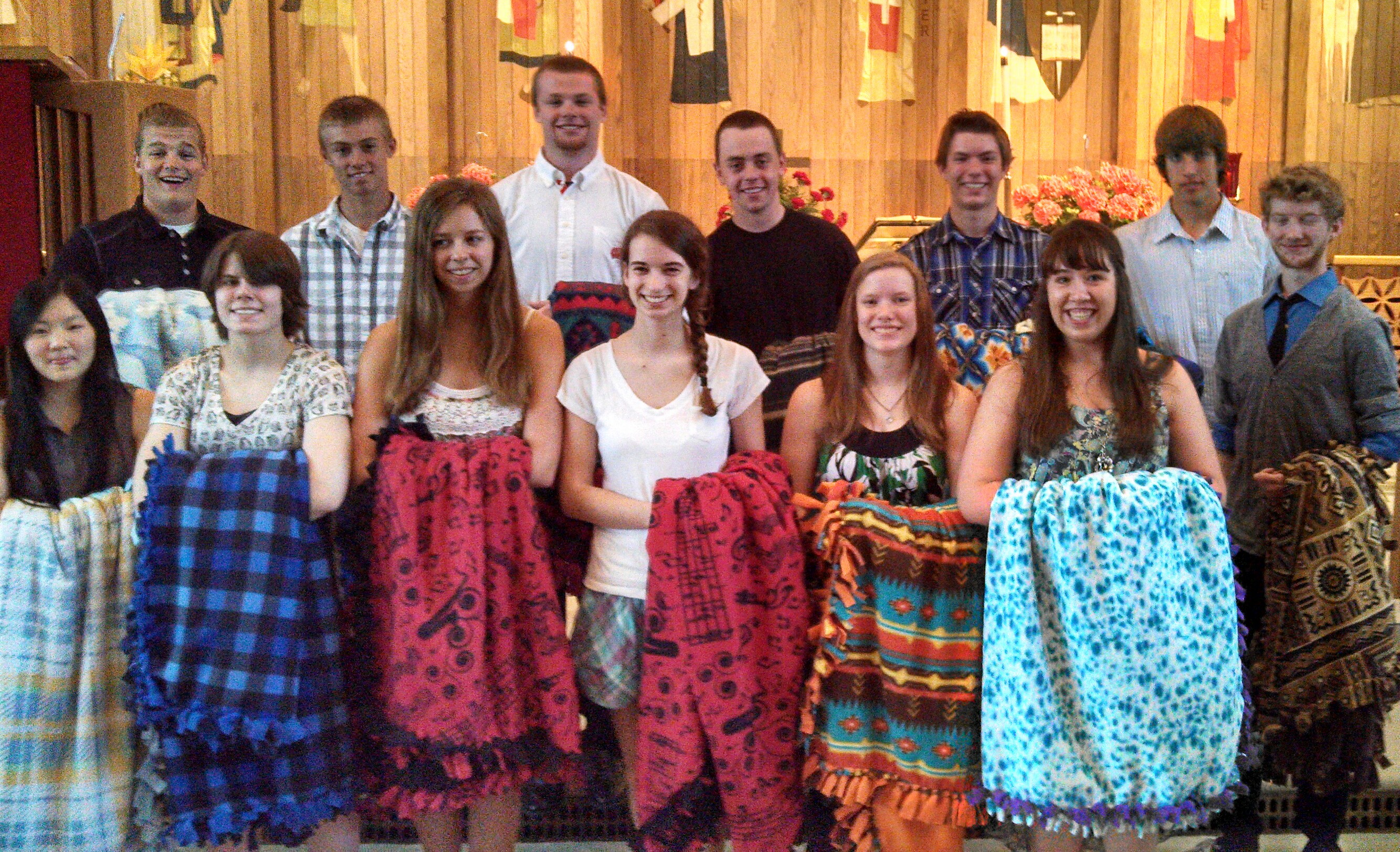 Graduate Blessing and Blanket Presentation Evangelical Lutheran